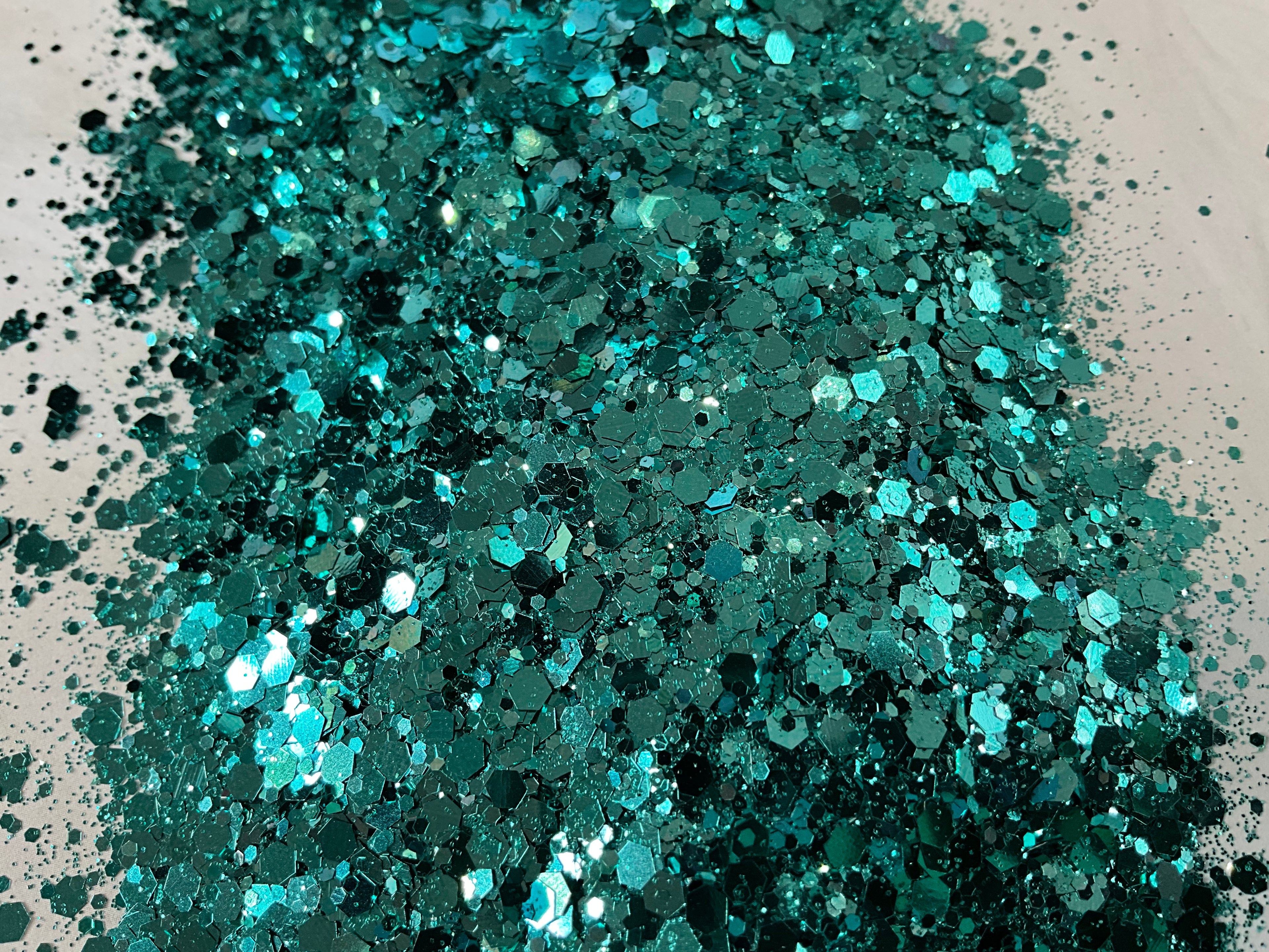 Aquamarine Chunky Mix Glitter
