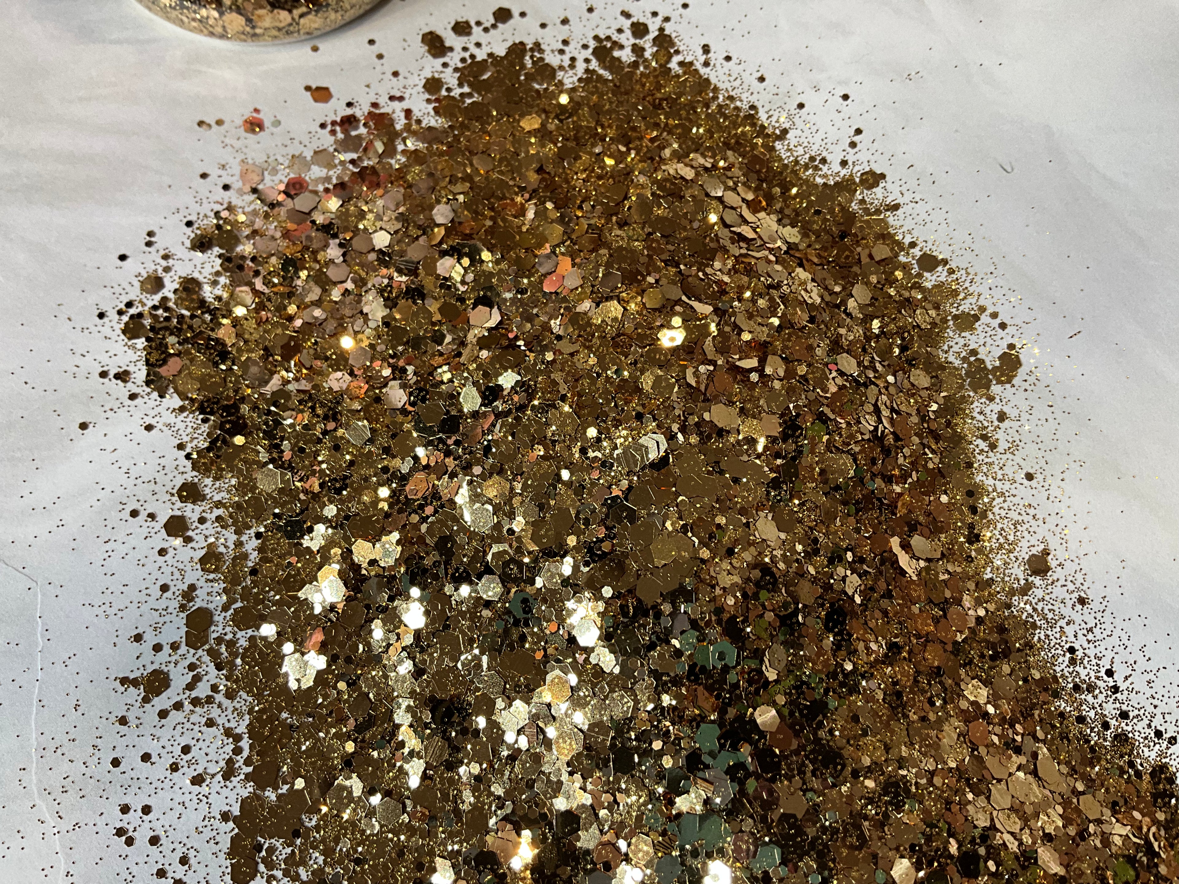 Halo Gold Chunky Mix Glitter