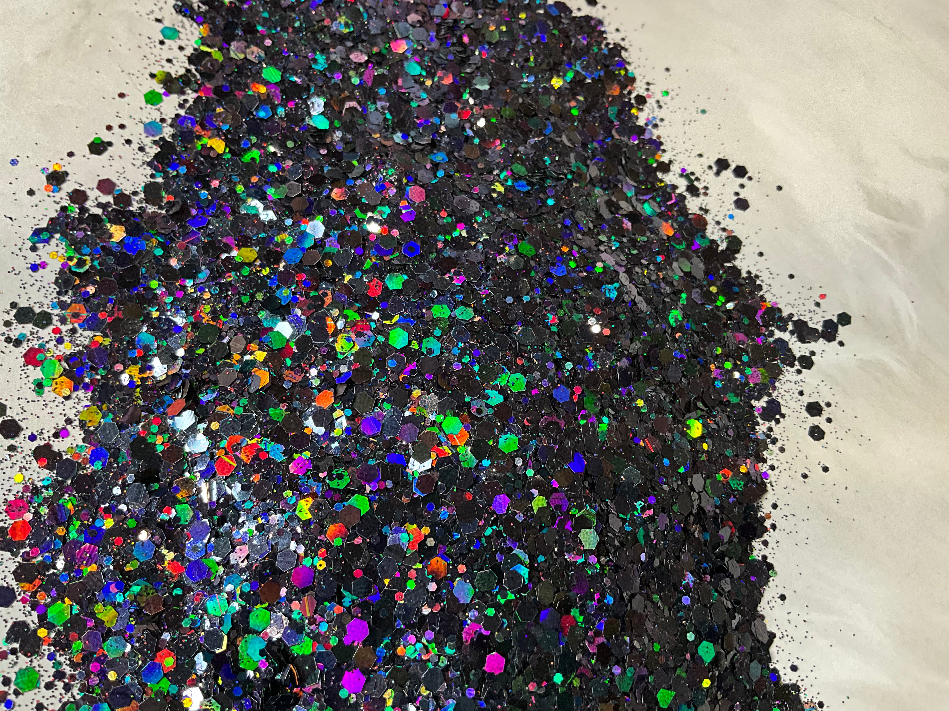 Onyx Spark Chunky Mix Glitter